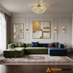 Plafon kryształowy SAXHOLM Gold/MC 106063 - Markslojd