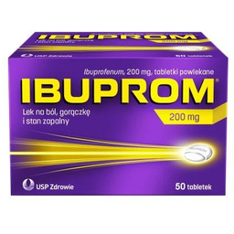 IBUPROM 200 mg, 50 tabletek