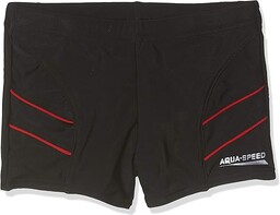 Aqua Speed Chłopięce kąpielówki Andy czarny czarny/czerwony 152