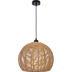 NOWOCZESNA LAMPA WISZĄCA SUFITOWA PLECIONY ŻYRANDOL BOHO 35