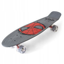 Deskorolka fiszka Duża Spider Man Grey 67 cm