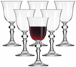 Krosno 6-częściowy zestaw kieliszków do wina czerwonego Christ,