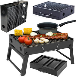 Grill Turystyczny Składany Przenośny Walizka