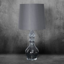 Lampa stołowa TIANA na podstawie ze szkła