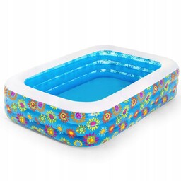 Bestway, basen dziecięcy, pompowany, prostokątny, Play Pool, 229x152x56cm,