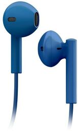SBS Studio Mix 105 Douszne Mikrofon Niebieski Słuchawki