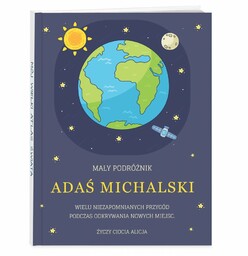 Atlas geograficzny z nadrukiem dla chłopca na Dzień