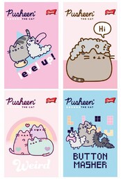 Notatnik A6 50k kratka Pusheen Majewski MJ16607
