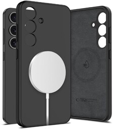 TECH-PROTECT LIQUID SILICONE MAGSAFE GALAXY S25+ PLUS BLACK