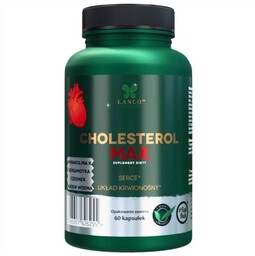 Cholesterol MAX Lanco Naturalne Wsparcie dla Serca Obniż