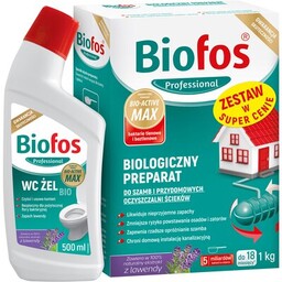BIOFOS Preparat do szamb i przydomowych oczyszczalni 1
