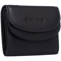 Elegancki skórzany mały portfel damski Rovicky