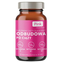 Pink Mama Odbudowa po ciąży, 30 kaps.