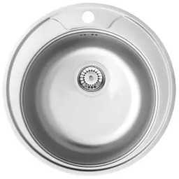 Deante Twist ZHC 0813 Stalowy Satyna Zlewozmywak okrągły