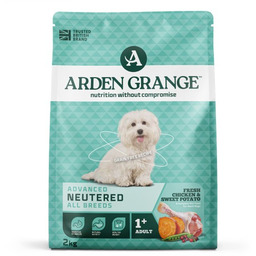 Arden Grange Dog Adult Neutered Chicken 2 kg