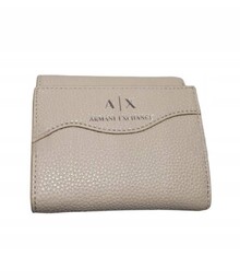 ARMANI EXCHANGE Portfel damski beżowy