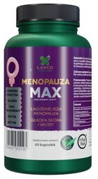 MENOPAUZA MAX Lanco Naturalne wsparcie hormonalne dla kobiet
