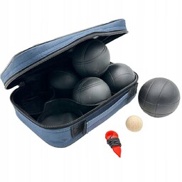 KULE DO GRY 6 SZT- BOULE PETANQUE CZARNE