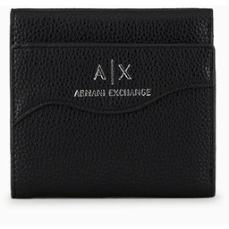 ARMANI EXCHANGE Wave - Bi-fold portfel Damski, Czarny,