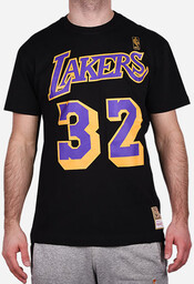 Mitchell & Ness Name&Number Tee Los Angeles Lakers