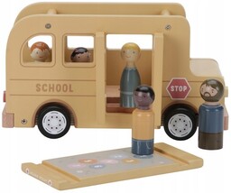 Little Dutch Szkolny Autobus Fsc Drewniane Auto