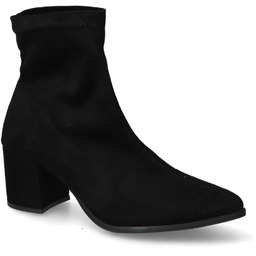 Botki Nicole 2844 Buk/Czarne zamsz