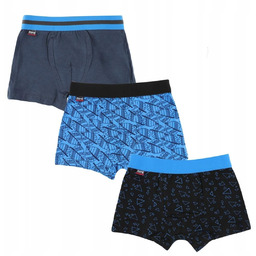 Majtki Bokserki Chłopięce Młodzieżowe Wzory Wygodne 3-PAK MORAJ