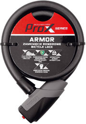 Zapięcie rowerowe ProX Armor pętla 12x1000mm, 2 kluczyki