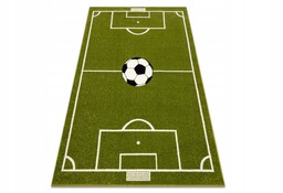 Dywan Pilly 100x200 Zielone Boisko Uefa Piłka