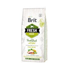 Kaczka BRIT Fresh Adult Duck&Millet Active Run&Work, 12