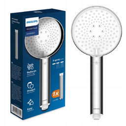 Słuchawka prysznicowa chrom Philips ASH1516CH/10 filtr prysznicowy