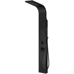 Corsan Alto panel prysznicowy z mieszaczem Czarny