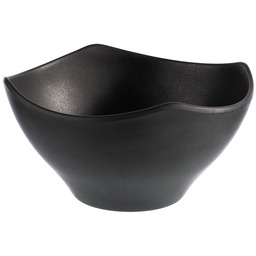 Miska kwadratowa z melaminy 1,4L czarna I APS