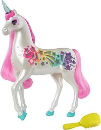 Barbie Dreamtopia Jednorożec Magiczne Włosy ze światełkami