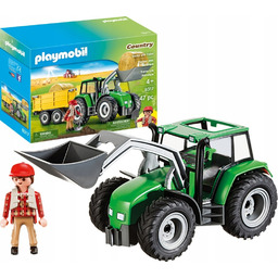 Playmobil Traktor z przyczepą zestaw Farma Country Figurka