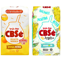 Zestaw Yerba Mate CBSe Silueta Naranja + Jengibre