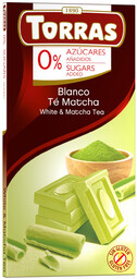 Torras Czekolada biała z herbatą matcha bezglutenowa 75