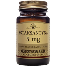 SOLGAR Astaksantyna 5 mg, 30 kapsułek