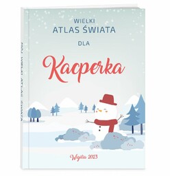 Książka Atlas geograficzny z nadrukiem dla chłopca