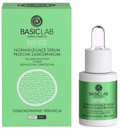 BASICLAB Esteticus Normalizujące serum przeciw zaskórnikom Odblokowanie
