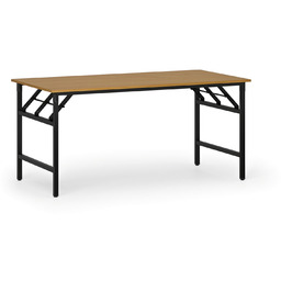 Stół konferencyjny FAST READY, 160x80 cm, czarna podstawa,