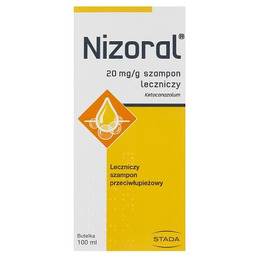 Nizoral 20mg/g szampon przeciwłupieżowy i przeciwgrzybiczy, 100 ml