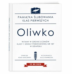 Atlas geograficzny z nadrukiem dla dziewczynki na ślubowanie