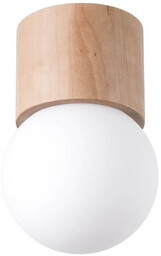 Sollux Sufitowa lampa kulista Boomo SL.1190 ball drewniana