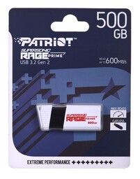 Patriot Rage Prime 600 MB/s 512GB USB 3.2
