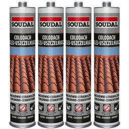 4x Soudal Colodach Klej Do Dachówek Ceramiki Brąz