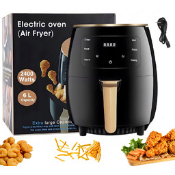 Frytkownica Beztłuszczowa 2400W 6L Piekarnik Air Fryer Ekran