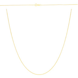 Złoty łańcuszek pełny Lisi ogon 42 cm pr.