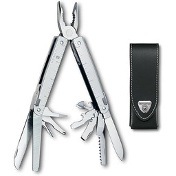 Victorinox Multifunktionswerkzeug SwissTool (26 Funktionen, Kombizange, Metallsäge, Drahtschneider,