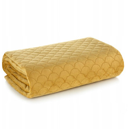 Narzuta Na Łóżko Ariel 170X210 Musztardowa